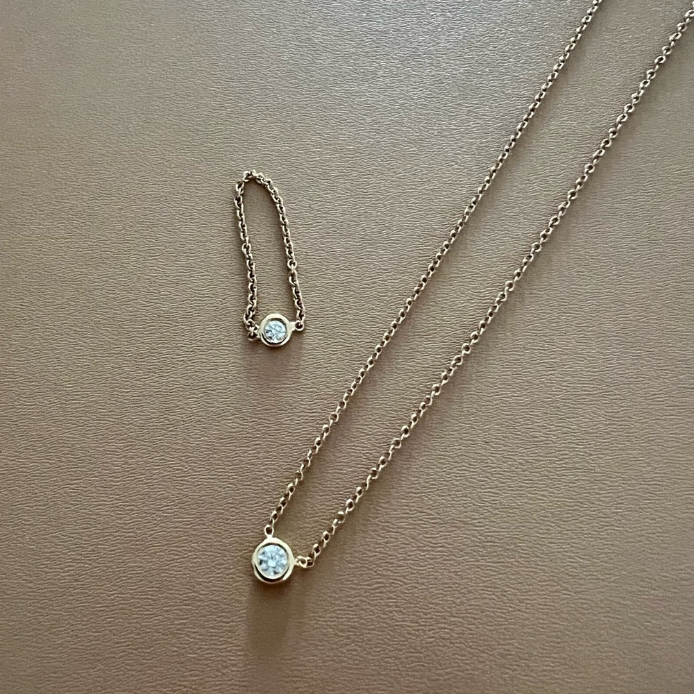 Zoe Chicco Floating Diamond Necklace & Ring Set!✨